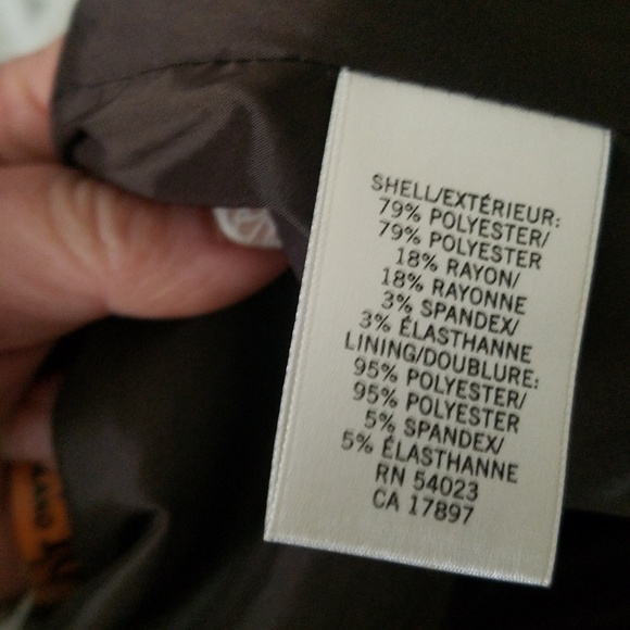 Final BANANA REPUBLIC Brown & Cream Skirt, size 8 - Picture 5 of 6